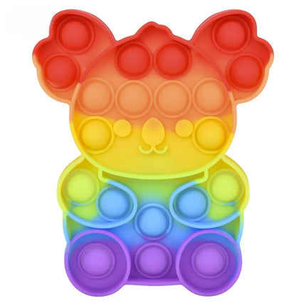 5.5" Rainbow Koala Bubble Poppers