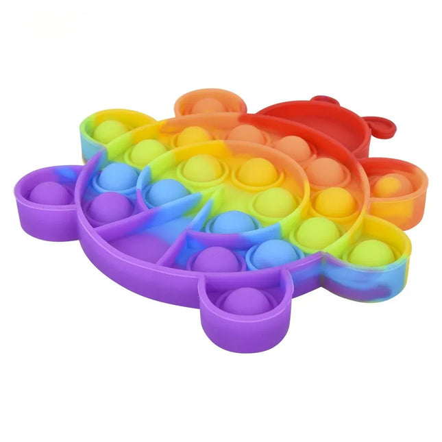 5" Rainbow Ladybug Bubble Poppers