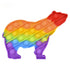 7" Rainbow Polar Bear Bubble Poppers