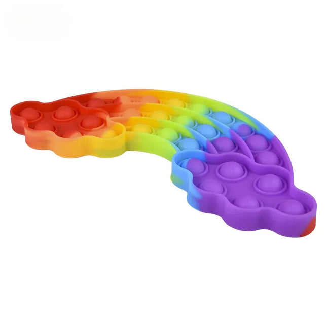 9.25" Rainbow Bubble Poppers