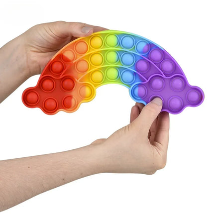 9.25" Rainbow Bubble Poppers