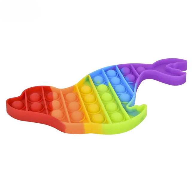 7.5" Rainbow Seal Bubble Poppers