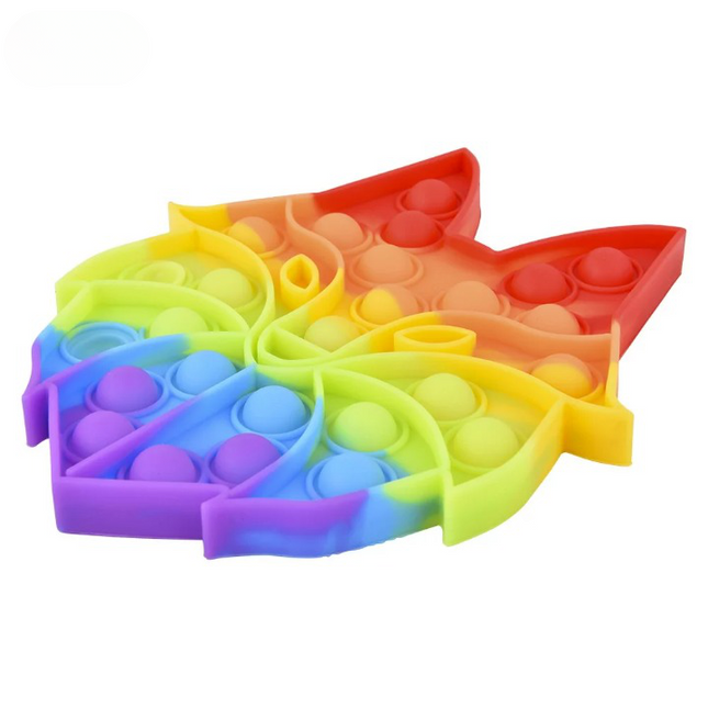 7" Rainbow Wolf Bubble Poppers