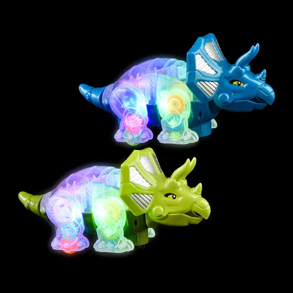 9.25 Light-Up Gear Triceratops