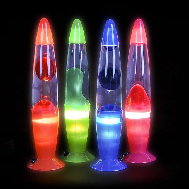 (T) 13.5 Inch Wax Motion Lamp - Assorted Pack of 12 Lamps