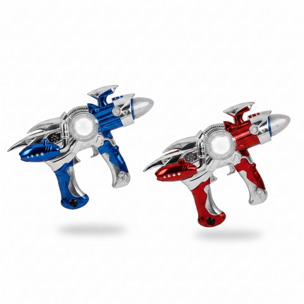 Toy gun with lights and sound