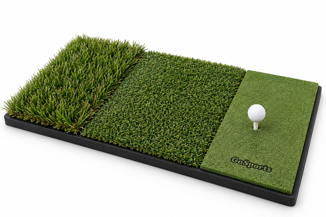 Golf practice hitting mat