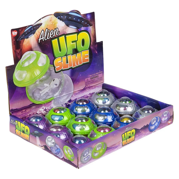UFO Alien Rainbow Slime - 12 Assorted Per Pack