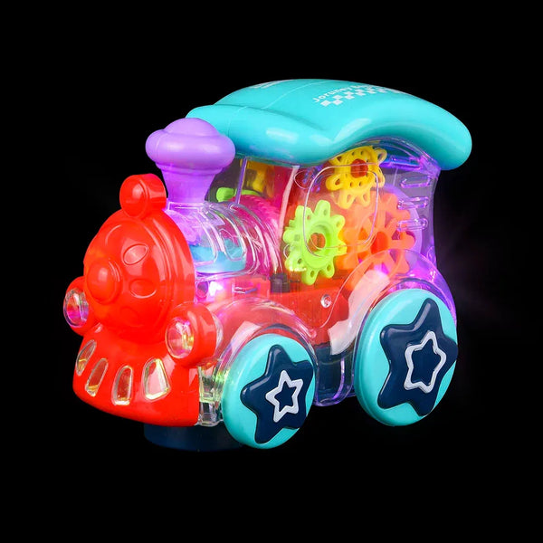 6.75 Light-Up Transparent Train