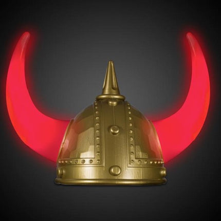 Viking Helmet With LEDp Horns