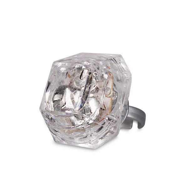 White LED Flashing Diamond Ring