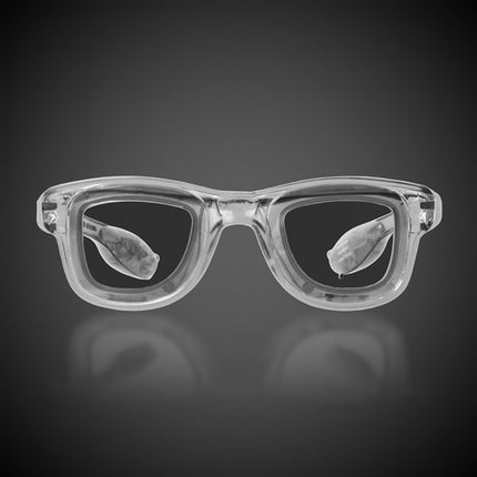 White LED Light Up Retro Style Sunglasses