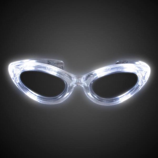 White Light Up Sunglasses