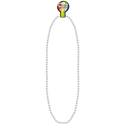 White Pearl Bead Necklace