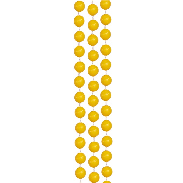 Yellow 7mm Bead Necklaces