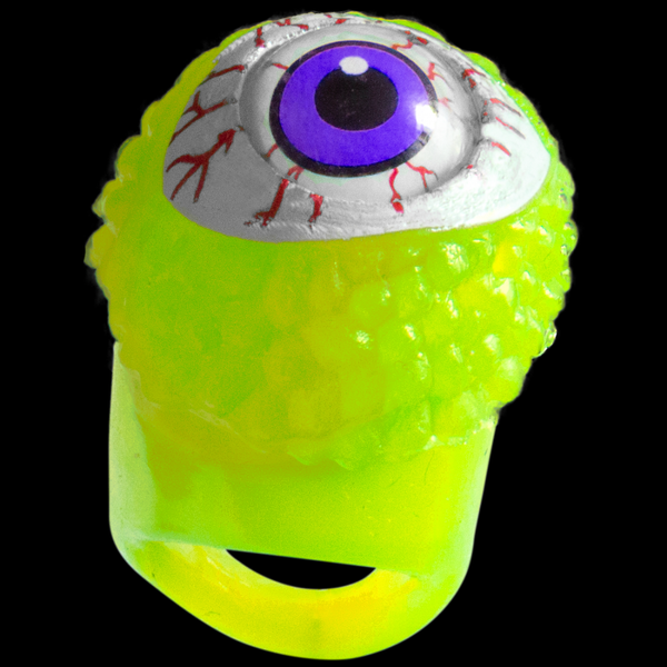 Yellow LED Flashing Eyeball Ring