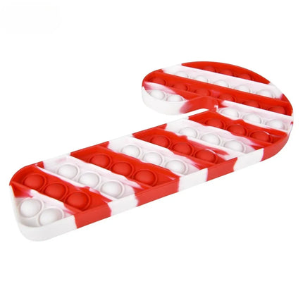 10" Candy Cane Bubble Popper