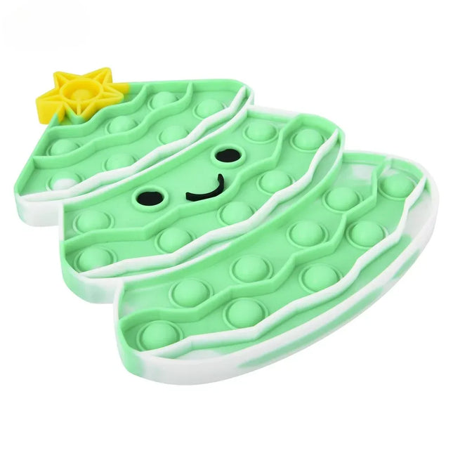 9" Christmas Tree Jumbo Bubble Popper