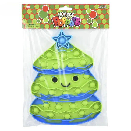 9" Christmas Tree Jumbo Bubble Popper
