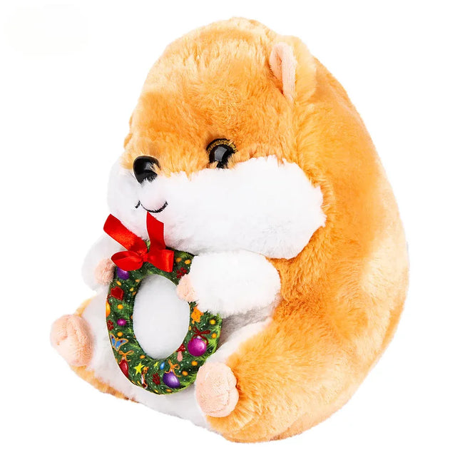 10" Christmas Hamster