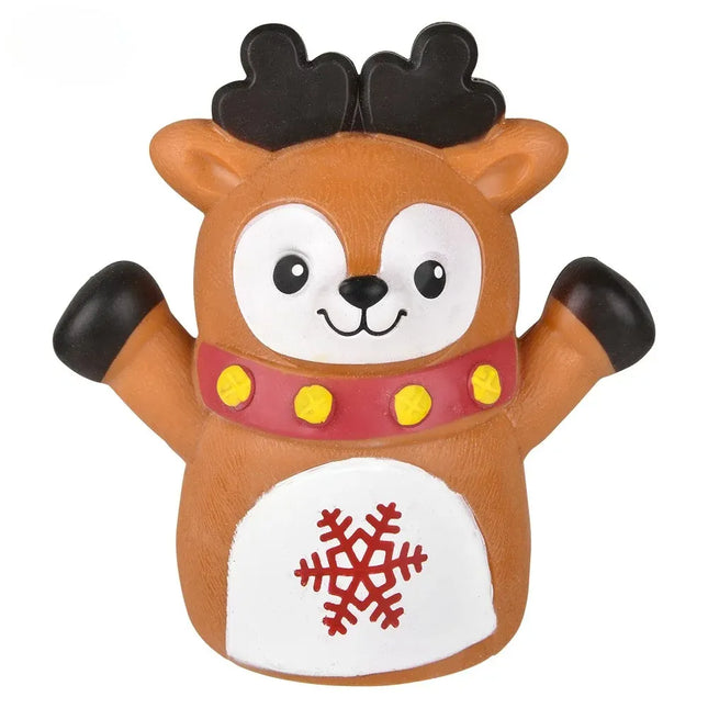 6" Reindeer Stretchy Hand Puppet - Pack of 12