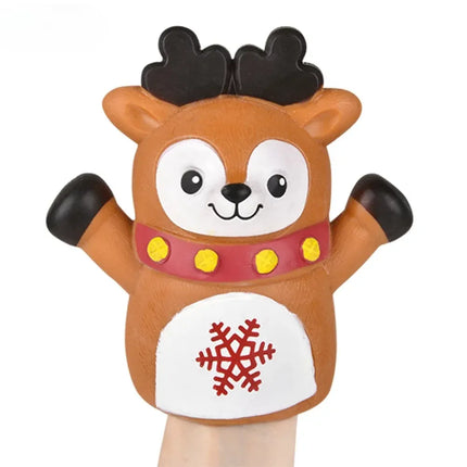 6" Reindeer Stretchy Hand Puppet