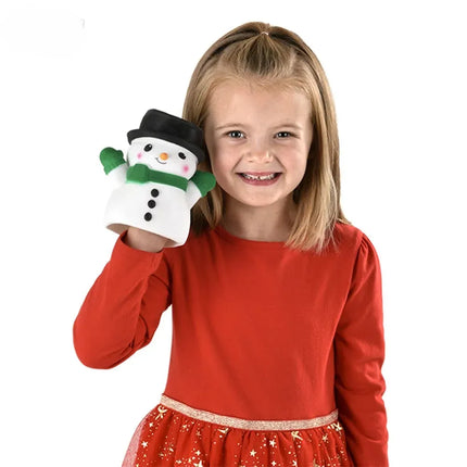6" Snowman Stretchy Hand Puppet