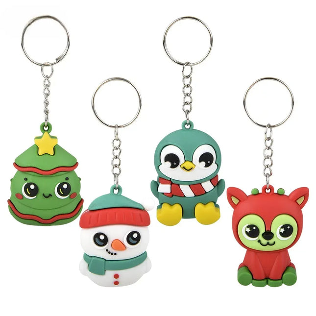 2" Christmas Keychain - Pack of 12