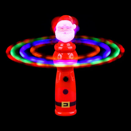 7.5" Light-Up Santa Spinning Orbit Wand