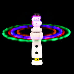 7.5" Light-Up Snowman Spinning Orbit Wand