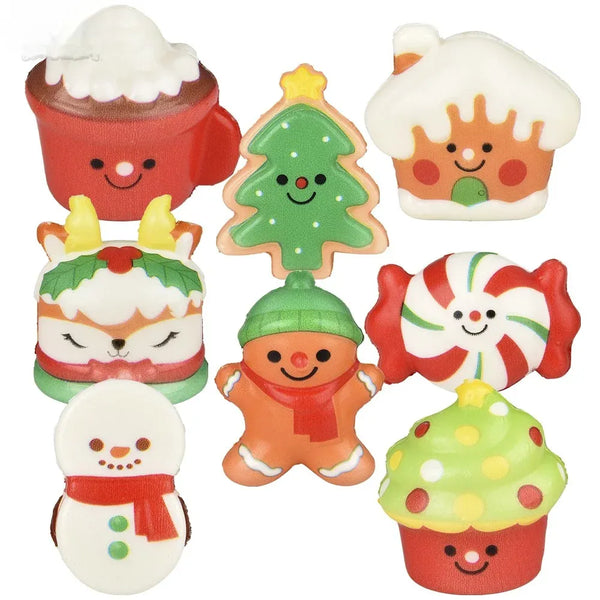 2 Christmas Fun Treats Micro Squish Assortment