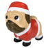 4" Christmas Squish Pug