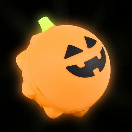 2.66" Light-Up Jack-O-Lantern Bubble Popper Ball