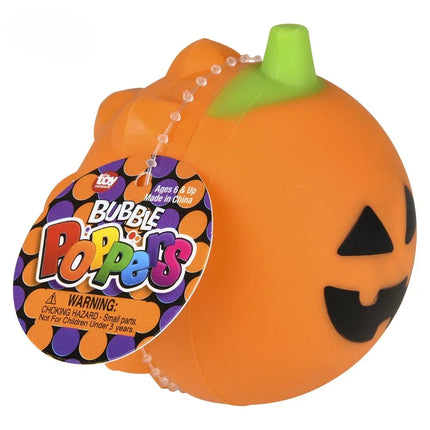 2.66" Light-Up Jack-O-Lantern Bubble Popper Ball