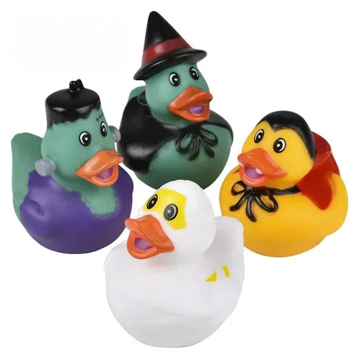 Halloween Monster Rubber Duckies - Pack of 12