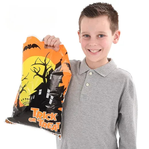 11"x17" Haunted House Trick Or Treat Bag - Pack of 50
