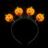 8" Light-Up Jack O Lantern Bulb Headband