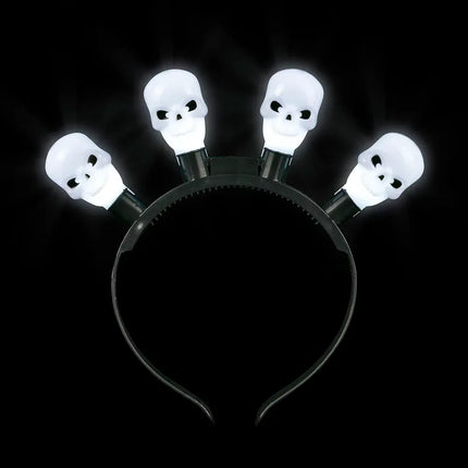 8" Light-Up Skull Bulb Headband