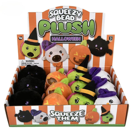 3" Halloween Squeezy Bead Plush