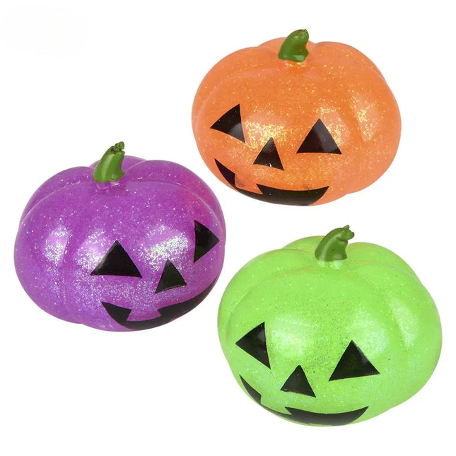 2" Squish Sticky Jack O Lantern - Pack of 12
