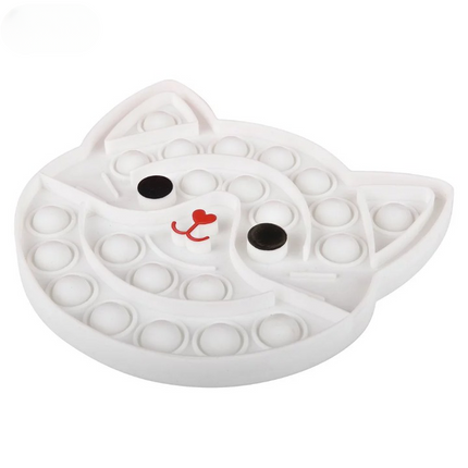 5.5" Valentines Cat Bubble Popper