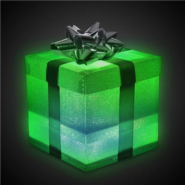 Light Up Color Changing Gift Box With Lid