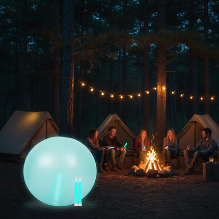 Glow in the Dark Aqua 24" Beach Ball
