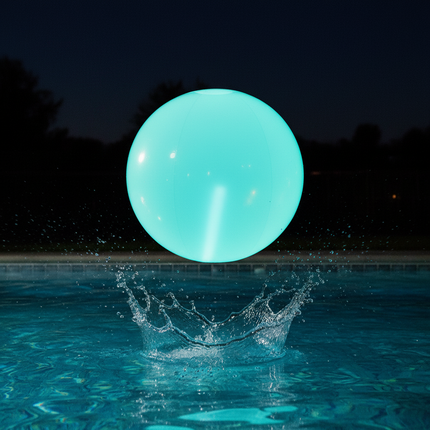 Glow in the Dark Aqua 24" Beach Ball
