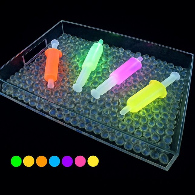 1.5 Oz Jello Glo Shot Injector - Assorted