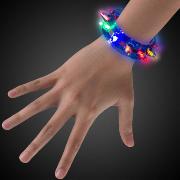 LED Spike Bracelets