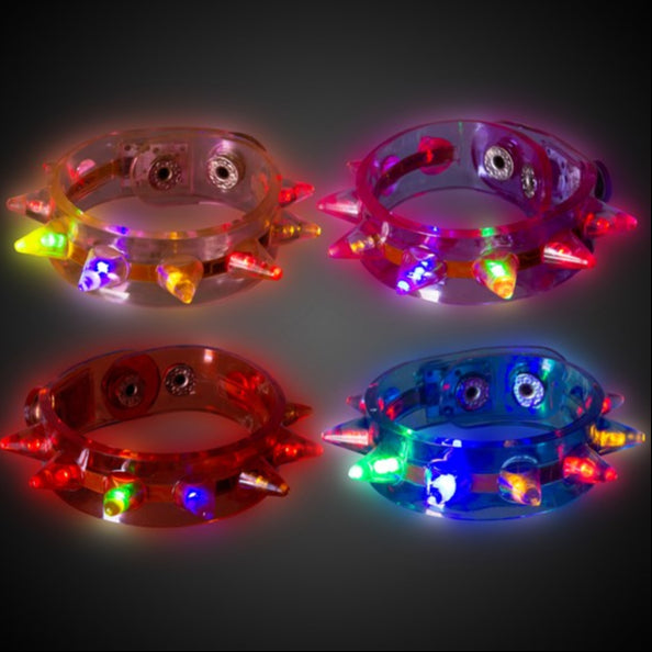 LED Spike Bracelets