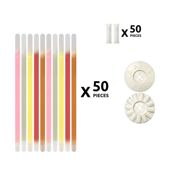 Assorted Glow 8 Inch Bracelets Retail Counter Display