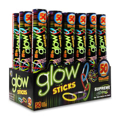 Assorted Glow 8 Inch Bracelets Retail Counter Display