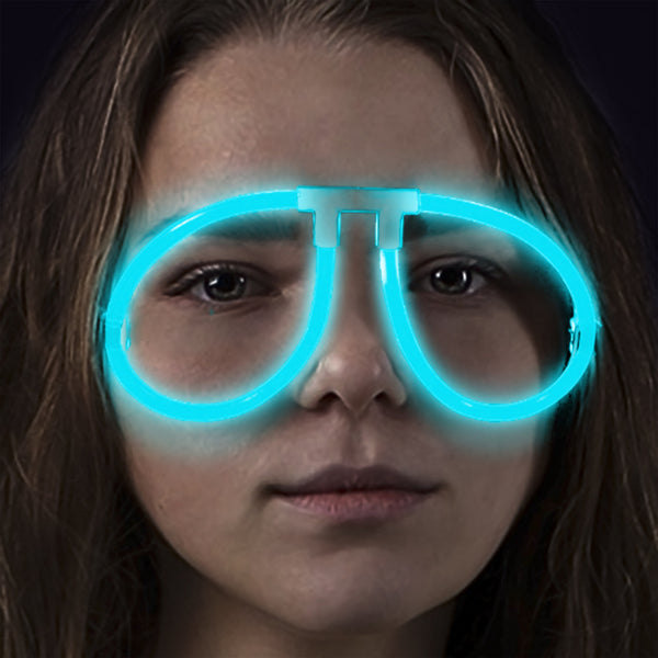Aviator Style Aqua Glow Eyeglasses - Pack of 50 Eye Glasses